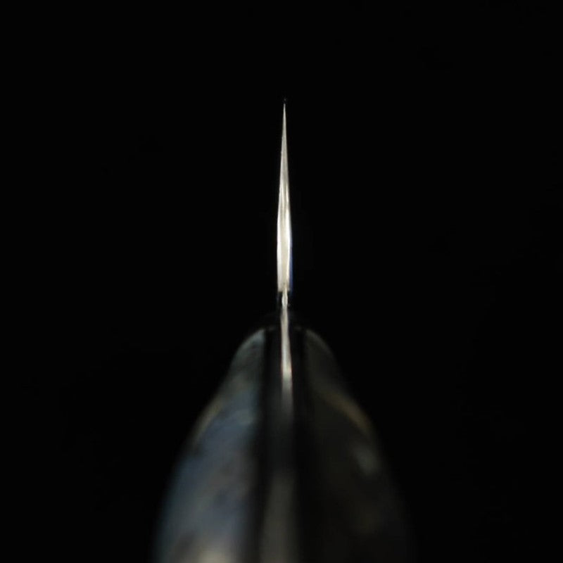 Gyuto NIGARA SG2 Kiritsuke, Polished Hammered Marking, Mother of Pearl Handle (210mm) 