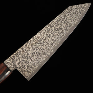 TOSHITAKA 切付 ZDP ダマスカス- Black - 黒合板柄 (180mm)