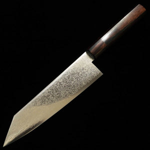 TOSHITAKA 切付 ZDP ダマスカス -Shot - 黒合板柄 (180mm)