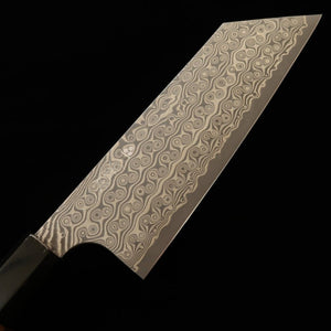 NIGARA Kiritsuke Nakiri SG2 motif sombre Damas, manche en teck (180 mm)