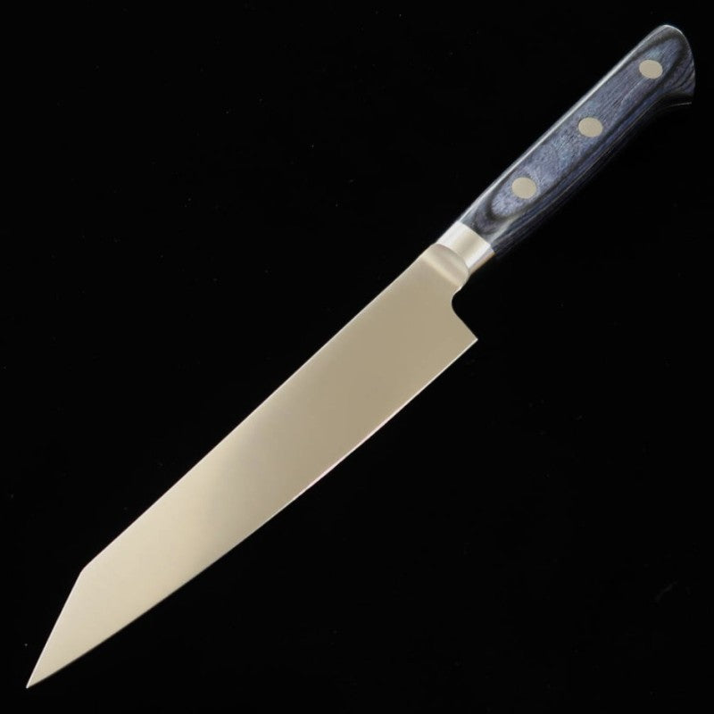 Kiritsuke Petty MIURA AUS8 mango laminado azul (145mm)