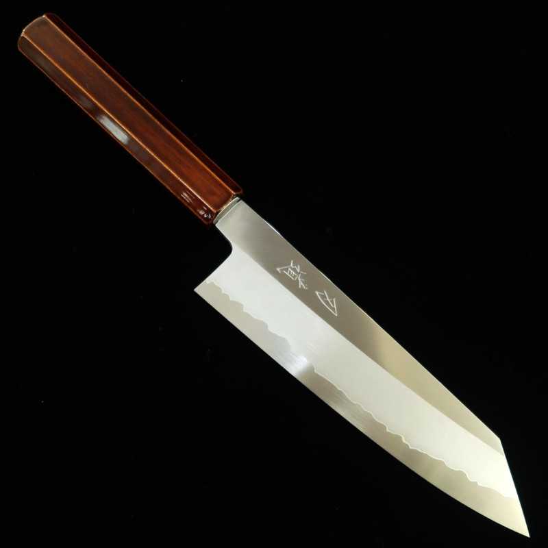 Hado HADO Gin-san n°3, Kiritsuke Santoku, manche octogonal en cerisier laqué naturel (180mm)