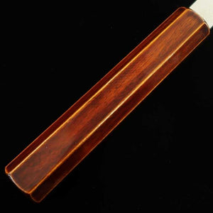 HADO Kiritsuke Santoku Ginsan Damascus Kijiro-nuri Cherry Octagonal Handle (180mm)