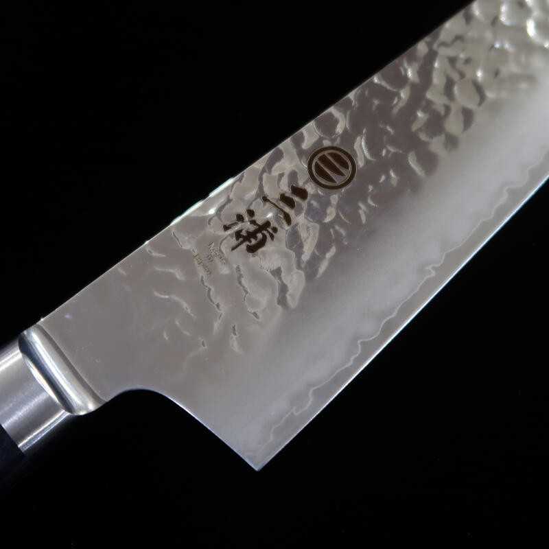 Miura MIURA 10A acero inoxidable, acabado martillado, kiritsuke santoku (195 mm)