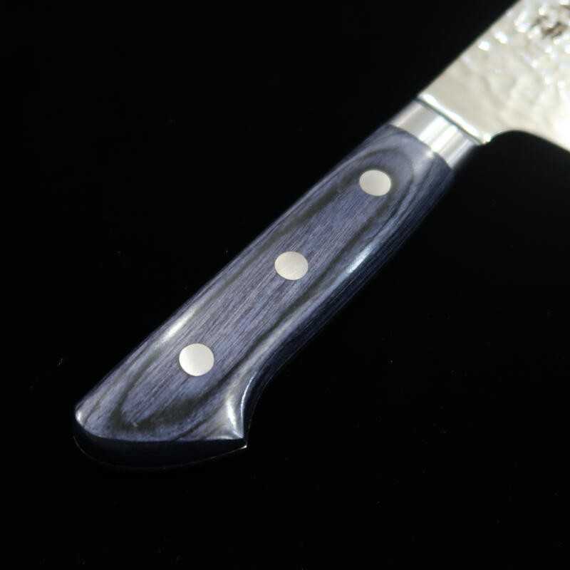 Miura MIURA 10A acero inoxidable, acabado martillado, kiritsuke santoku (195 mm)