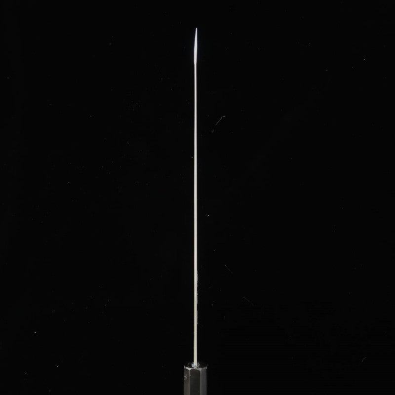 Sujihiki TADOKORO HAMONO Makoto Mirror Finish - Kiritsuke- Ginsan Steel Ebony Silver Wrap Handle (270mm)