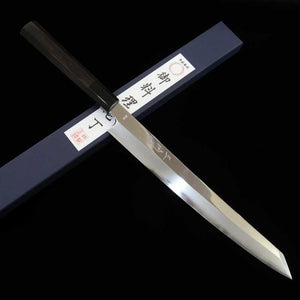 Kiritsuke Yanagiba MIURA Obidama inox VG10 com acabamento espelhado (270/300mm)