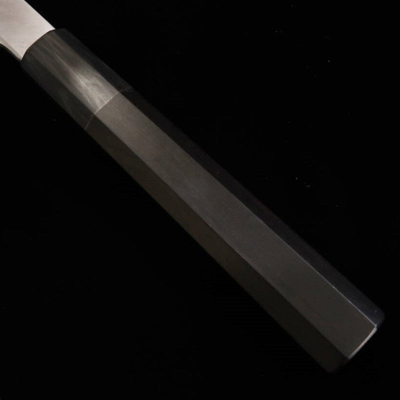 Yanagiba Miura Obidama Kiritsuke, Ginsan Steel, Ebony Octagonal Handle, Left-Handed (270/300mm) 