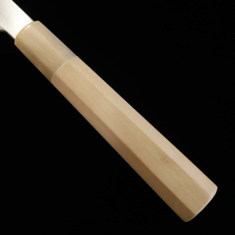 三浦佩 Miura Obidama 切付柳刃 銀紙三号 朴八角柄 左利き用 (270/300mm)
