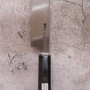 Sakai Takayuki SAKAI TAKAYUKI Byakko Shirogami nº1 Kiritsuke Yanagiba Mango octogonal de ébano (270/300 mm)