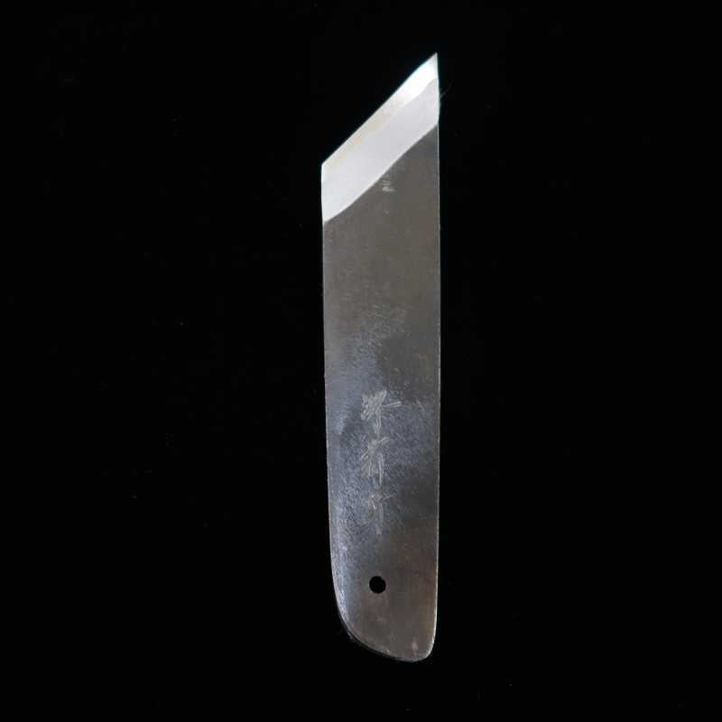 SAKAI KIKUMORI, forja especial, unagisaki ancho, acero Ao-gami nº 2, estilo Osaka, para zurdos (65 mm)