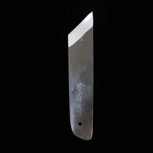SAKAI KIKUMORI, forja especial, unagisaki ancho, acero Ao-gami nº 2, estilo Osaka, para zurdos (65 mm)