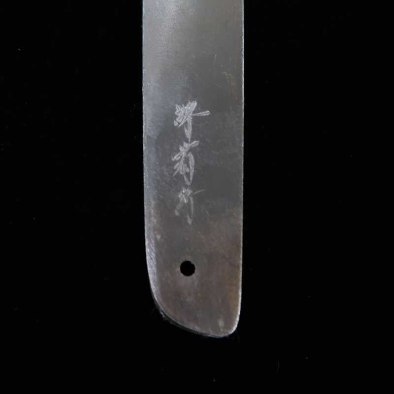SAKAI KIKUMORI, forja especial, unagisaki ancho, acero Ao-gami nº 2, estilo Osaka, para zurdos (65 mm)