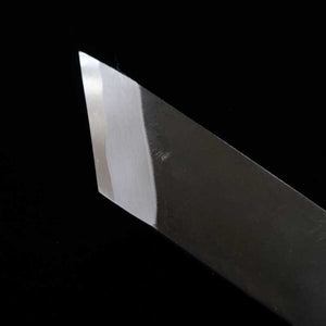 SAKAI KIKUMORI, forja especial, unagisaki ancho, acero Ao-gami nº 2, estilo Osaka, para zurdos (65 mm)