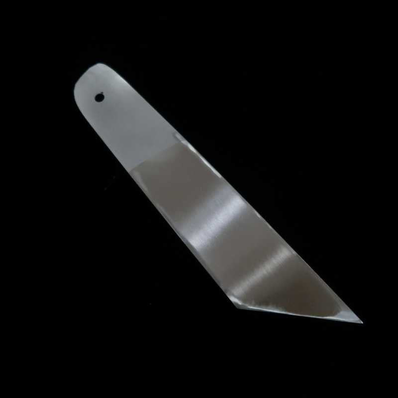 SAKAI KIKUMORI, forja especial, unagisaki ancho, acero Ao-gami nº 2, estilo Osaka, para zurdos (65 mm)