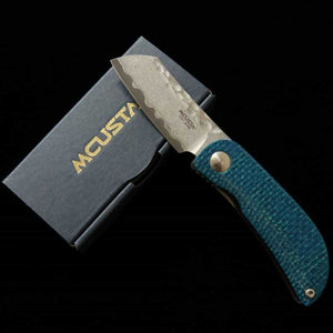 MCUSTA Petit VG-10 Damascus MC-0212D Blue/Black (45mm)