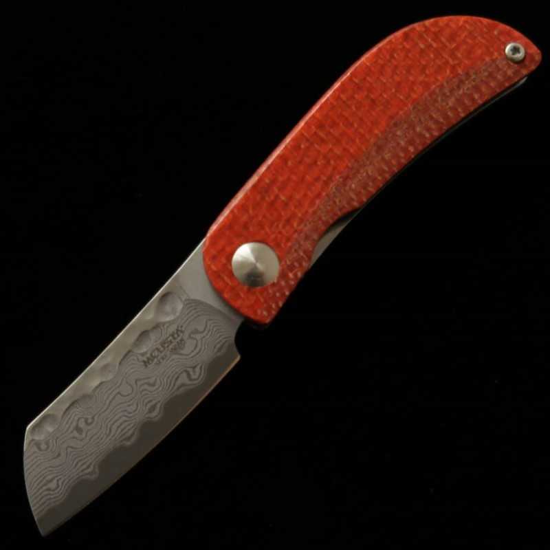Canivete MCUSTA Petit VG-10 Damasco MC-0213D Laranja/Azul (45mm)