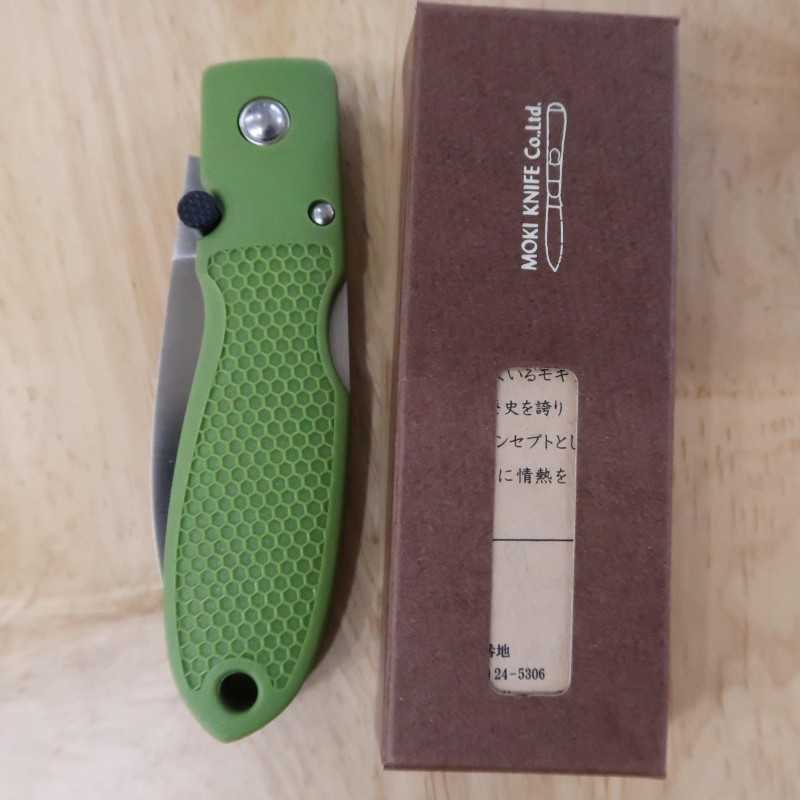 MOKI TP-921/a1 Coupe AUS-8 Gloryline Handle Olive Green (63mm)