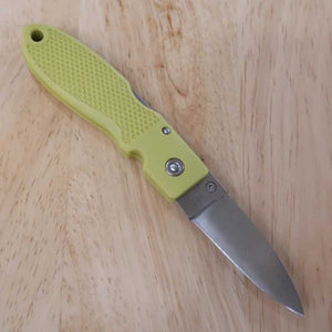 MOKKI TP-921/a2 Coupe AUS-8 Gloryline Handle Mustard Yellow (63mm)