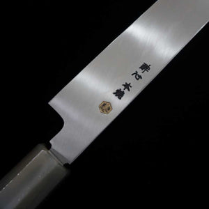 酔心 SUISIN 池田美和作 白鋼 本焼 先丸蛸引 黒檀八角 (300mm)