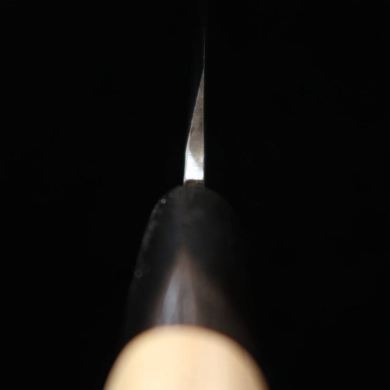 MASAMOTO Honkasumi, Shirogami n°2, Yanagiba, manche en forme de châtaigne, en corne de buffle (240-300mm)