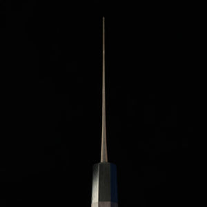 Anryu Nakiri Aogami Super martelé finition noire manche octogonal en bois de rose (165 mm)