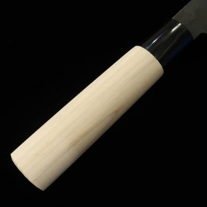 Nakiri Hidari Yorimitsu carbono SK com Cabo de Magnólia e Acabamento Kuro-uchi (170mm)