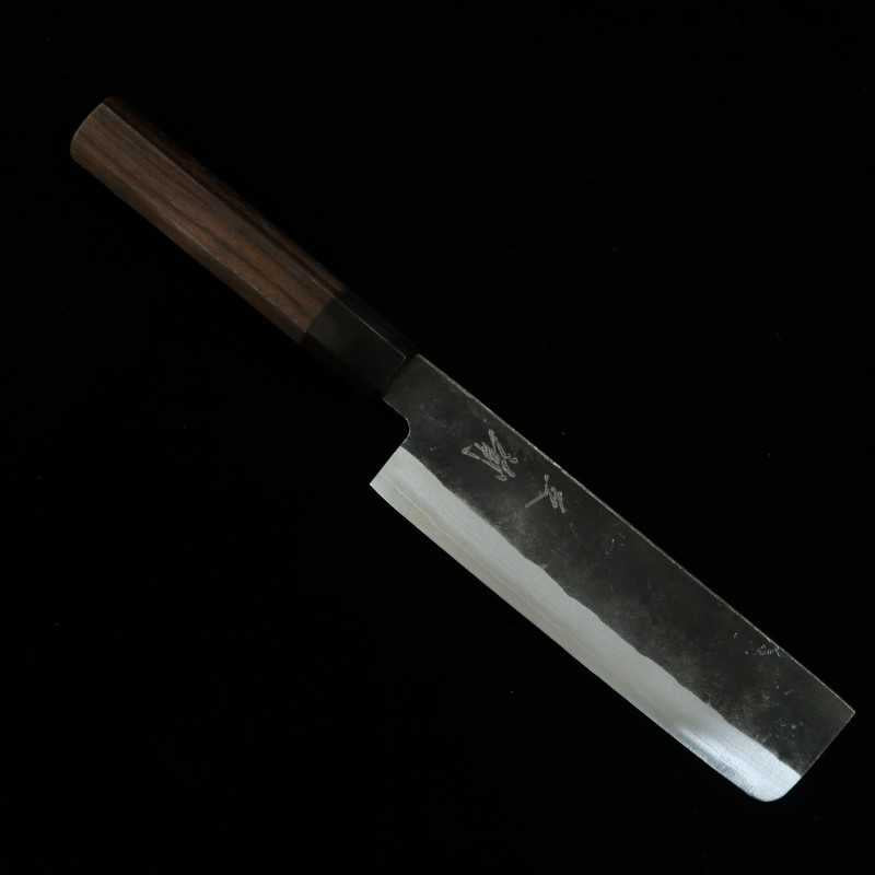 MIURA Nakiri Aogami Super steel Rosewood Handle (165mm)