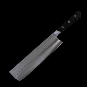 Nakiri MIURA Aogami No. 2 with Black Plywood Handle (165mm)