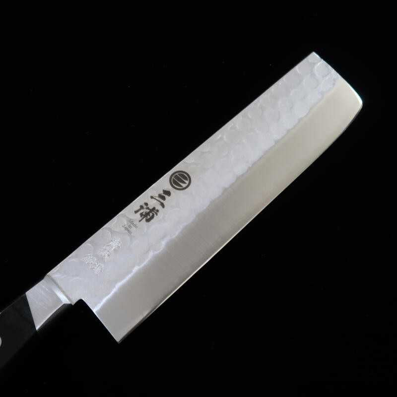 Nakiri MIURA Aogami No. 2 with Black Plywood Handle (165mm)