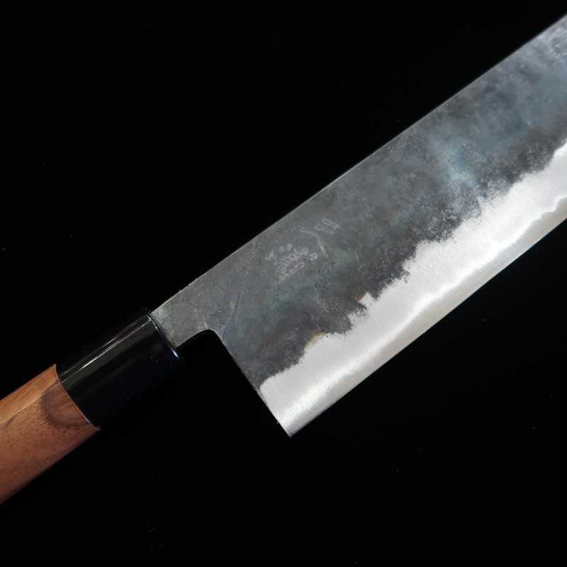 Miura Nakiri Shirogami No. 2 Black Walnut Handle (170mm)