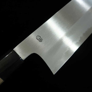 Sakai Kikumori SAKAI KIKUMORI Kikugetsu Kasumi Nakiri Acier blanc n°2 Manche octogonal en corne de buffle et magnolia (180mm)