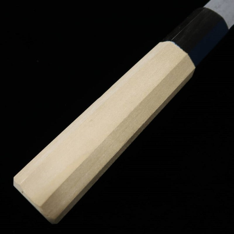 Sakai Kikumori Kikuzuki Uzu Nakiri Aogami Nº 1 Damasco cabo octogonal em magnólia (180mm)