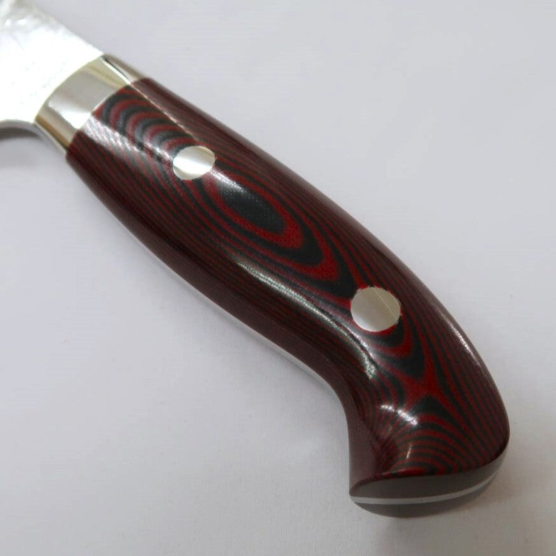 Petty YUTA KATAYAMA “Akatsuki” SG2 Damasco mango de micarta (130mm)