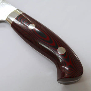 Petty YUTA KATAYAMA “Akatsuki” SG2 Damasco mango de micarta (130mm)