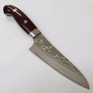 Petty YUTA KATAYAMA “Akatsuki” SG2 Damasco mango de micarta (130mm)