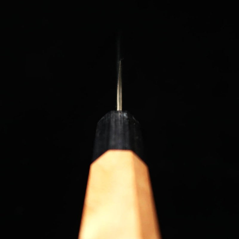 MASAKAGE Koishi Petty Acier bleu super Martelé Finition noire Manche octogonal en magnolia (150 mm)