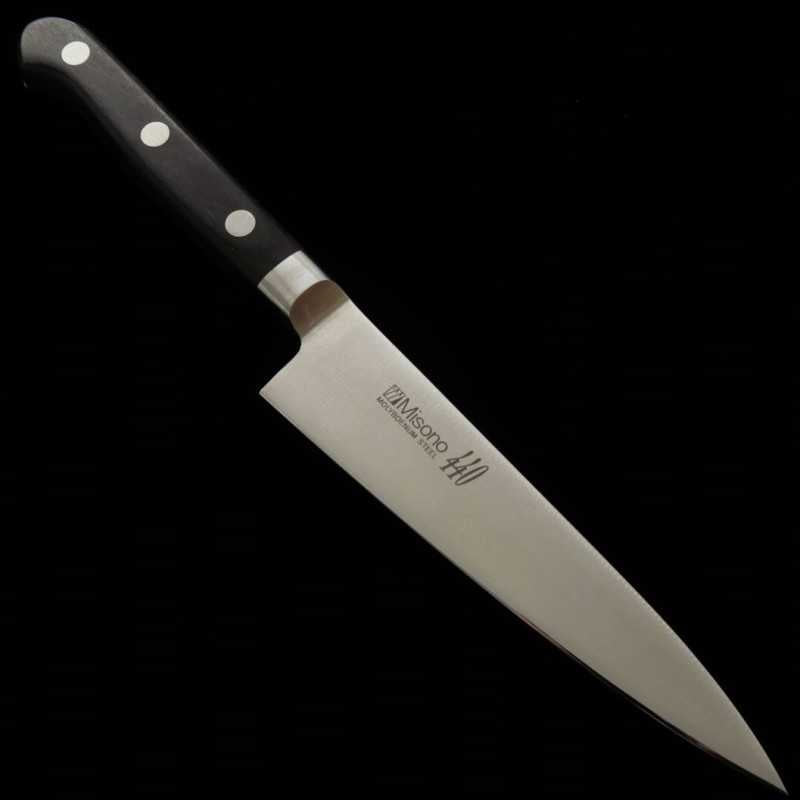 ミソノMISONO ペティ 440 黒積層合板 (120-150mm)