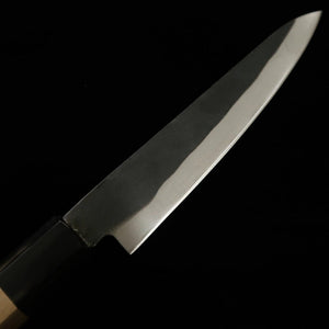 三浦 MIURA ペティ 青紙一号 ステンクラッド 黒打ち 朴八角柄  (150mm)