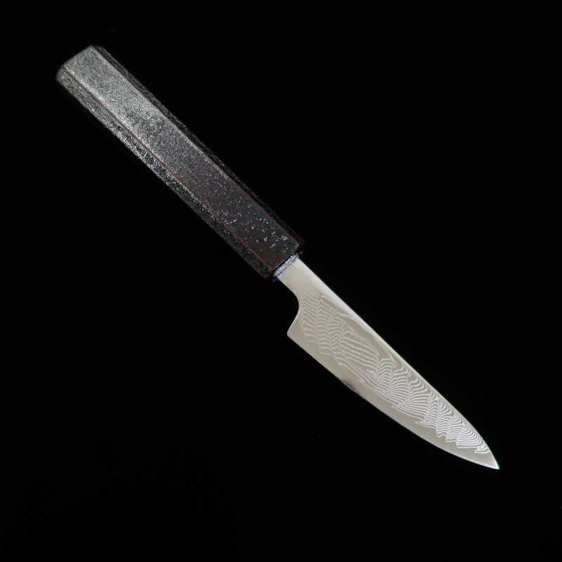 Miura MIURA Uzunami Petty SLD inox, manche octogonal en chêne laqué (80 mm)