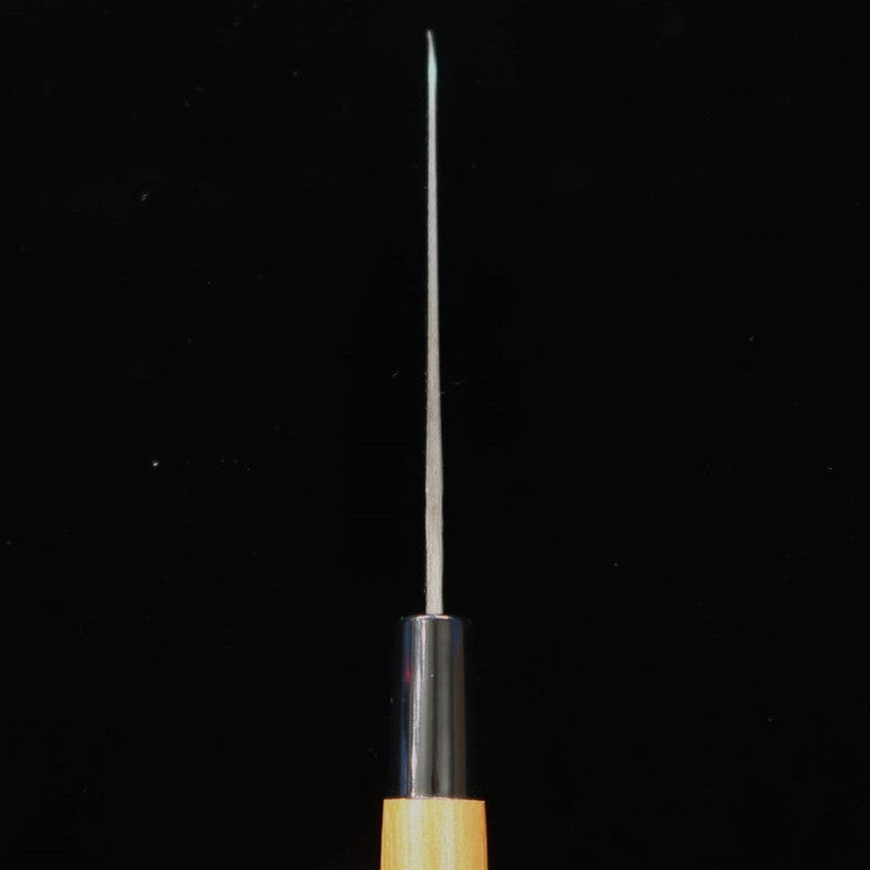 三輪 MIWA ペティ 青紙一号 黒打ち 欅柄 (140mm)