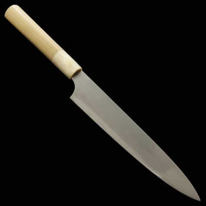 MIZUNO Petty Minamoto Akitada Honyaki DX Aogami No. 2 Petty Magnolia Handle with Sheath (180mm)