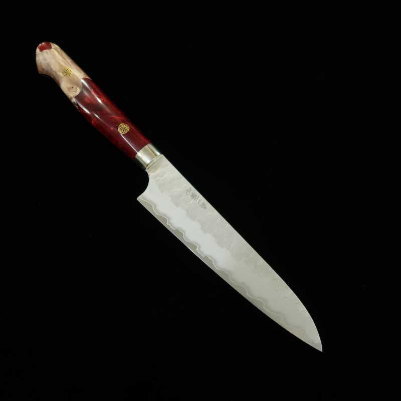 NIGARA Nitōra Hamono Tanjōsho SG2 petty mango personalizado (150 mm)