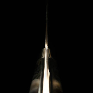 NIGARA couteau Petty SG2 Anmon damas, manche incrusté de nacre (150 mm)