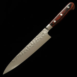 SAKAI TAKAYUKI faca petty VG10, Damasco martelado 33 camadas, cabo em mogno (120/150 mm)