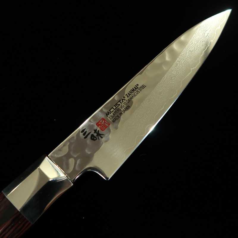 三昧MCUSTA ZANMAI シュプリーム ハンマード VG10鎚目ダマスカス ペティ (90-150mm)
