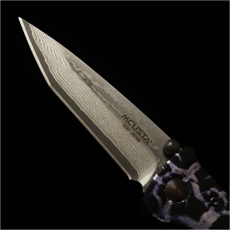 Canivete MCUSTA Edição limitada Infinity 004 Purple Haze Damascus (85mm)