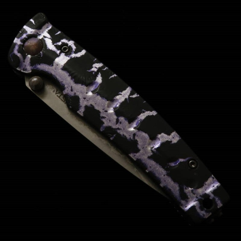 Canivete MCUSTA Edição limitada Infinity 004 Purple Haze Damascus (85mm)