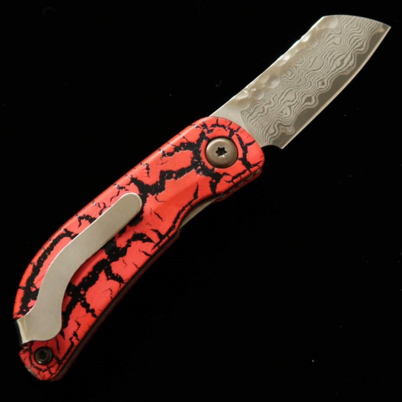 MCUSTA limited edition Infinity 021 Spider Hammered Damascus MC-021DHD1 (45mm)