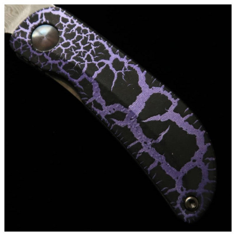 Navaja plegable MCUSTA edición limitada Infinity 021 Purple Haze Damasco martillado MC-021DHD12 (45 mm)